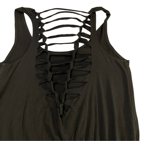 BECCA Sleeveless One Piece Jumpsuit with cutouts at Back Black M - Picture 8 of 13